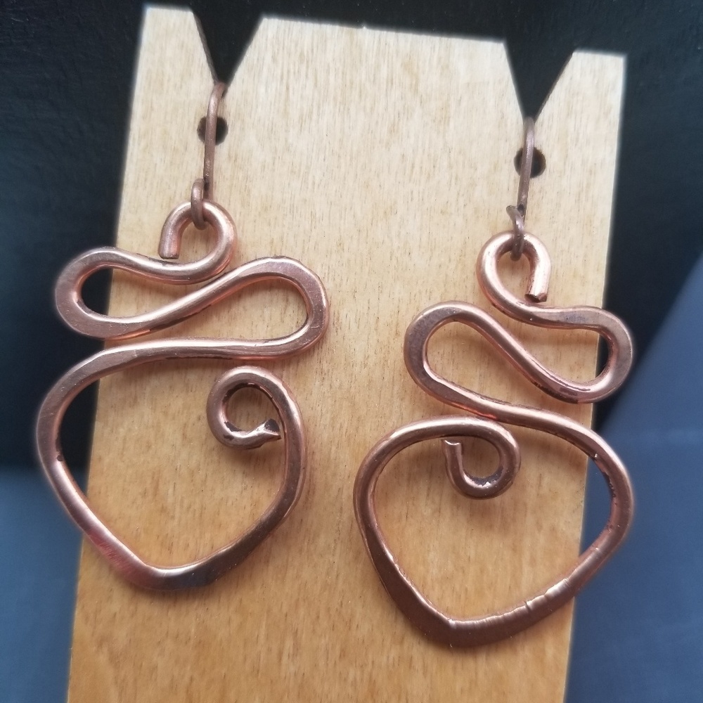 Handcrafted Copper Earrings